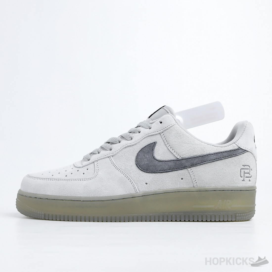 reigning champ x nike air force 1 low grey suede